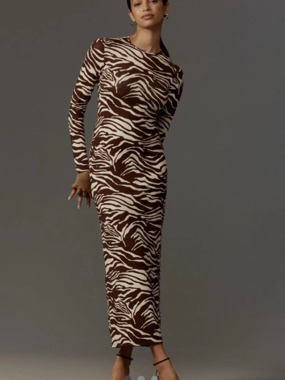 Reformation Tommie Animal Print Maxi Dress